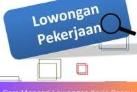 Cara Mencari Lowongan Kerja Resmi Panduan Lengkap Cara Mencari Lowongan Kerja Resmi: Panduan Lengkap